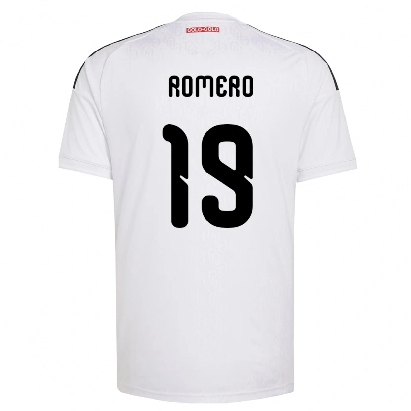Danxen Enfant Maillot Maximiliano Romero #19 Blanc Noir Tenues Domicile 2026/27 T-Shirt