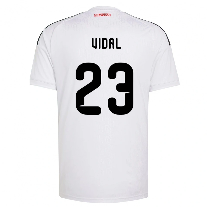 Danxen Enfant Maillot Arturo Vidal #23 Blanc Noir Tenues Domicile 2026/27 T-Shirt
