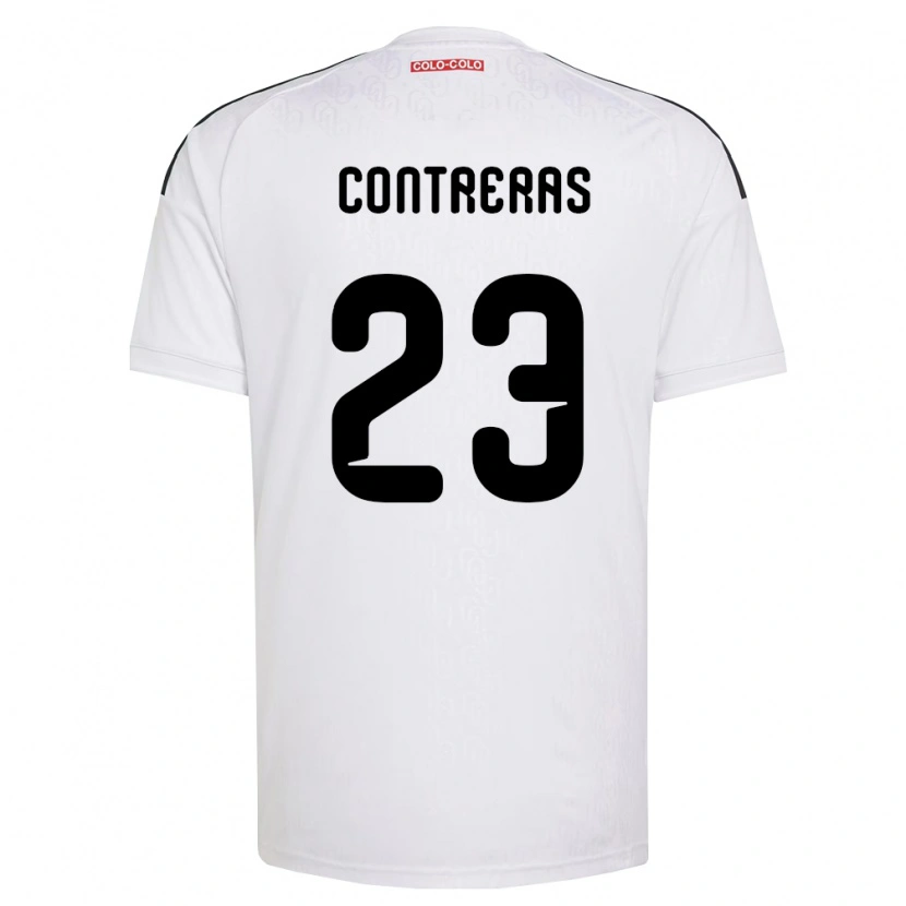 Danxen Enfant Maillot Amaro Contreras #23 Blanc Noir Tenues Domicile 2026/27 T-Shirt