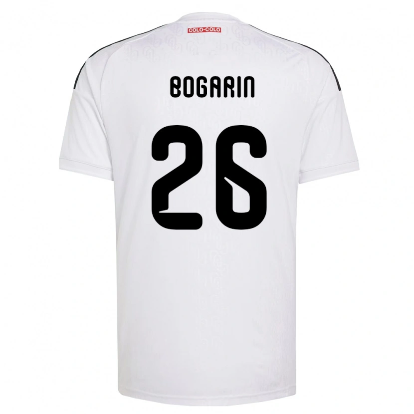Danxen Enfant Maillot Dahiana Bogarín #26 Blanc Noir Tenues Domicile 2026/27 T-Shirt