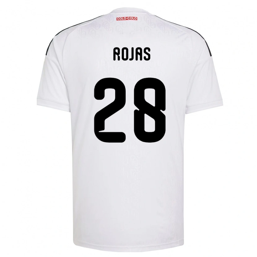 Danxen Enfant Maillot Jeyson Rojas #28 Blanc Noir Tenues Domicile 2026/27 T-Shirt
