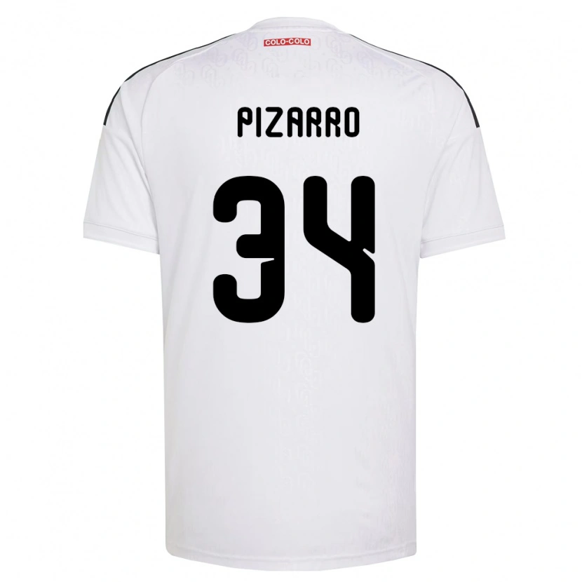 Danxen Enfant Maillot Vicente Pizarro #34 Blanc Noir Tenues Domicile 2026/27 T-Shirt