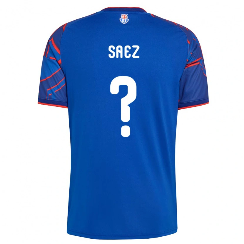 Danxen Enfant Maillot Ignacio Sáez #0 Bleu Royal Rouge Tenues Domicile 2026/27 T-Shirt