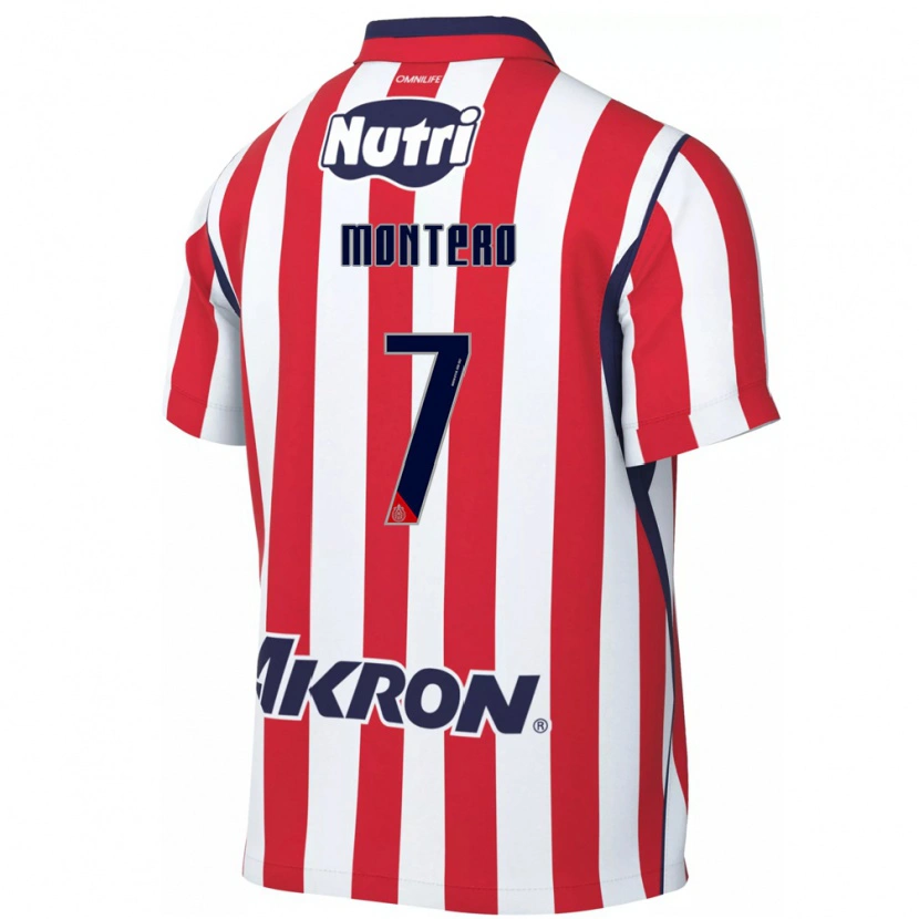 Danxen Enfant Maillot Casandra Montero #7 Rouge Blanc Tenues Domicile 2026/27 T-Shirt