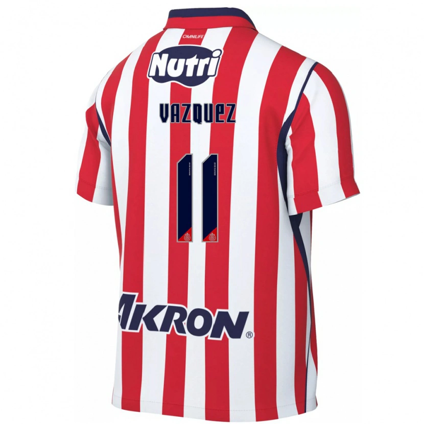 Danxen Enfant Maillot Anette Vázquez #11 Rouge Blanc Tenues Domicile 2026/27 T-Shirt