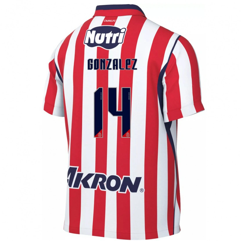 Danxen Enfant Maillot Ivonne González #14 Rouge Blanc Tenues Domicile 2026/27 T-Shirt