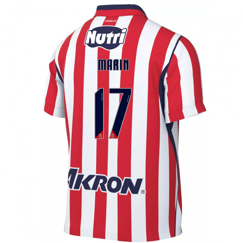 Danxen Enfant Maillot Ricardo Marín #17 Rouge Blanc Tenues Domicile 2026/27 T-Shirt