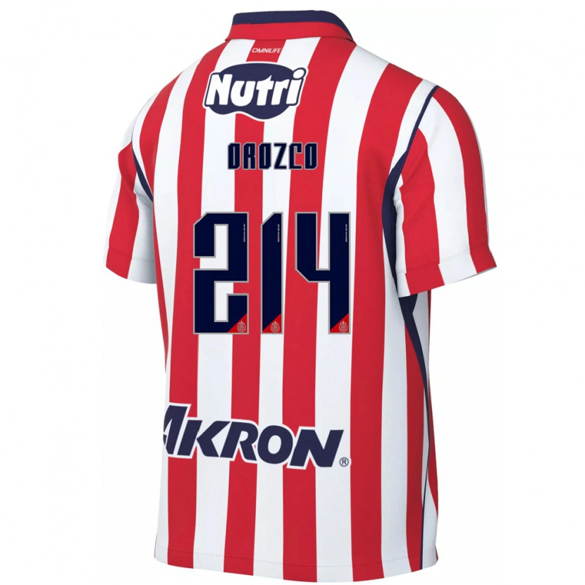 Danxen Enfant Maillot Yohan Orozco #214 Rouge Blanc Tenues Domicile 2026/27 T-Shirt