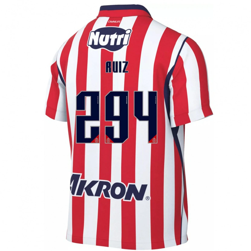 Danxen Enfant Maillot Dilan Ruiz #294 Rouge Blanc Tenues Domicile 2026/27 T-Shirt