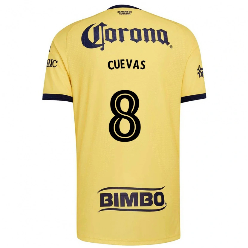 Danxen Enfant Maillot Casandra Cuevas #8 Jaune Rouge Noir Tenues Domicile 2026/27 T-Shirt