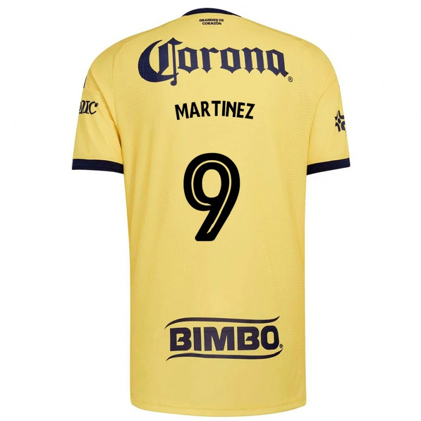 Danxen Enfant Maillot Katty Martinez #9 Jaune Rouge Noir Tenues Domicile 2026/27 T-Shirt