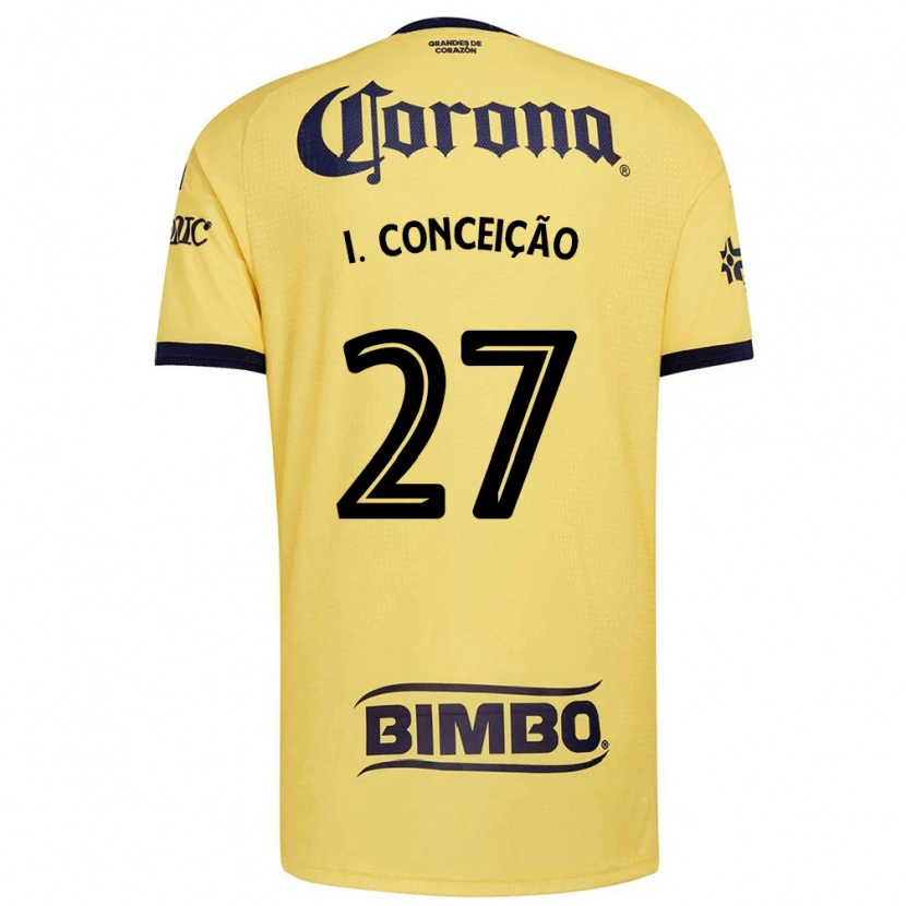 Danxen Enfant Maillot Ícaro Da Conceição #27 Jaune Rouge Noir Tenues Domicile 2026/27 T-Shirt