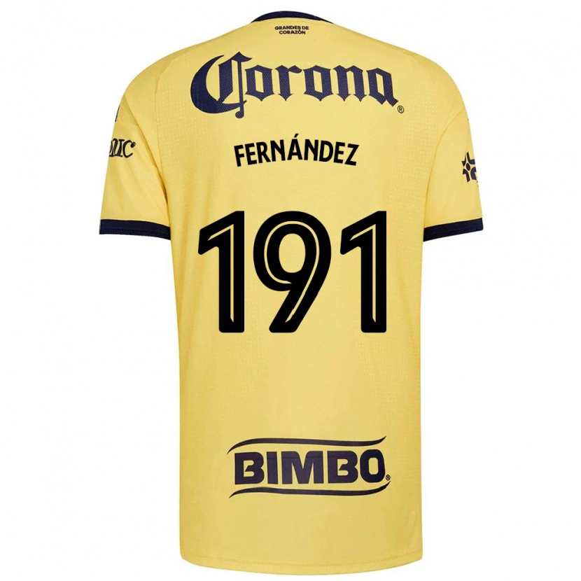 Danxen Enfant Maillot Adrián Fernández #191 Jaune Rouge Noir Tenues Domicile 2026/27 T-Shirt