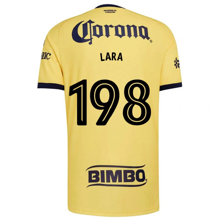 Danxen Enfant Maillot Guadalupe Lara #198 Jaune Rouge Noir Tenues Domicile 2026/27 T-Shirt