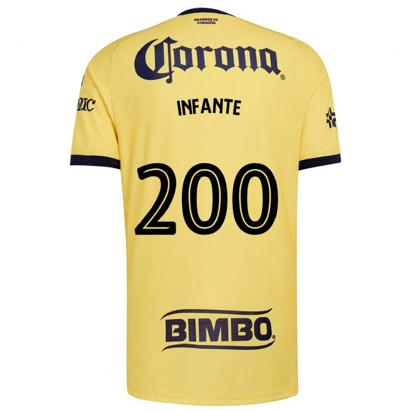 Danxen Enfant Maillot Armando Infante #200 Jaune Rouge Noir Tenues Domicile 2026/27 T-Shirt