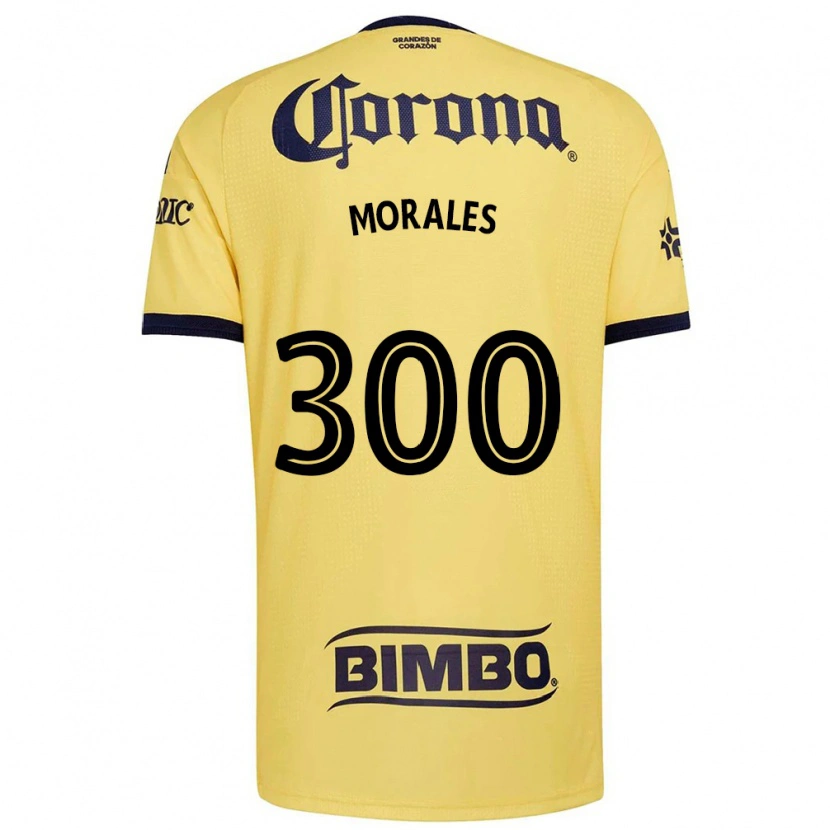 Danxen Enfant Maillot Jareth Morales #300 Jaune Rouge Noir Tenues Domicile 2026/27 T-Shirt