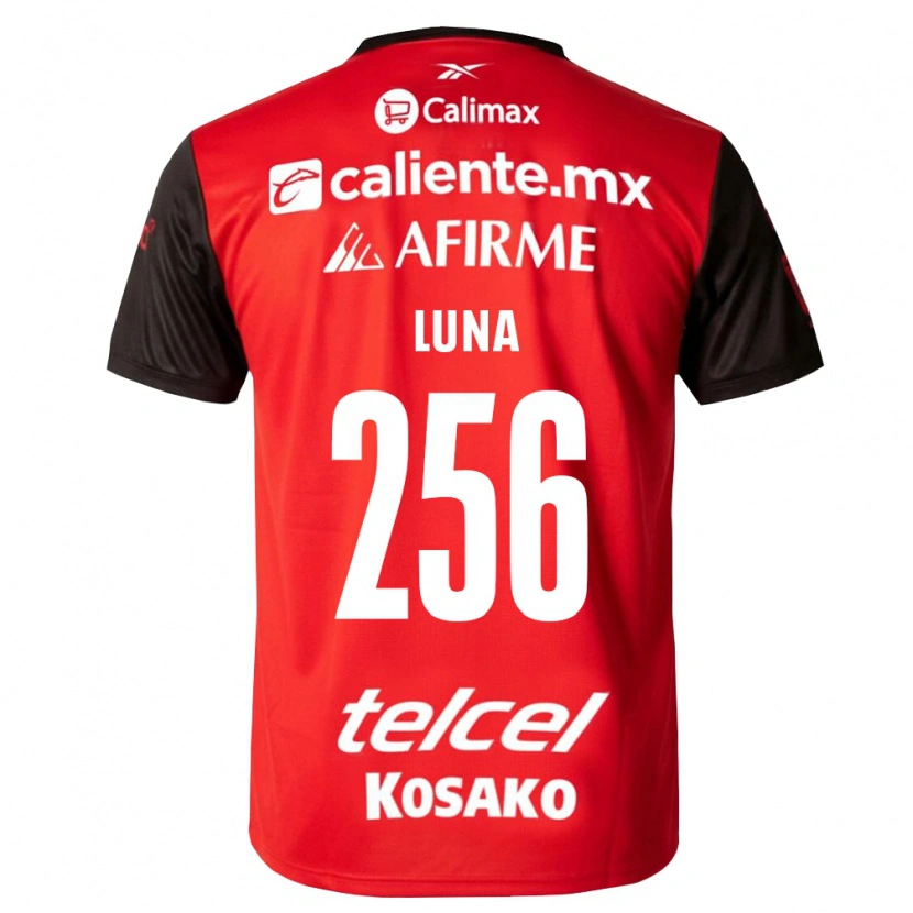 Danxen Enfant Maillot Ricardo Luna #256 Noir Rouge Tenues Domicile 2026/27 T-Shirt