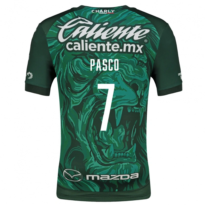 Danxen Enfant Maillot Madeleine Pasco #7 Vert Noir Tenues Domicile 2026/27 T-Shirt