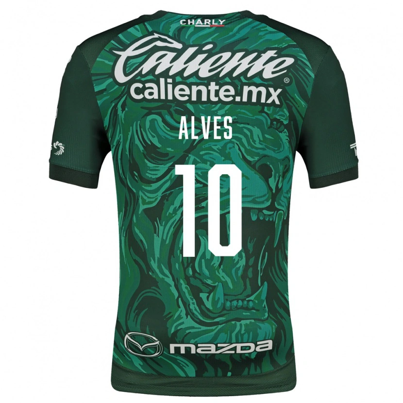 Danxen Enfant Maillot Maria Alves #10 Vert Noir Tenues Domicile 2026/27 T-Shirt