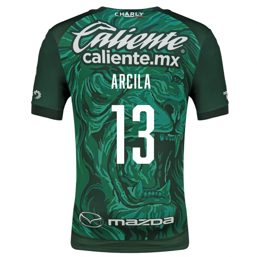 Danxen Enfant Maillot Daniel Arcila #13 Vert Noir Tenues Domicile 2026/27 T-Shirt