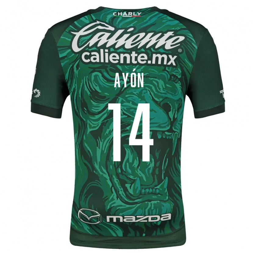 Danxen Enfant Maillot Ettson Ayón #14 Vert Noir Tenues Domicile 2026/27 T-Shirt