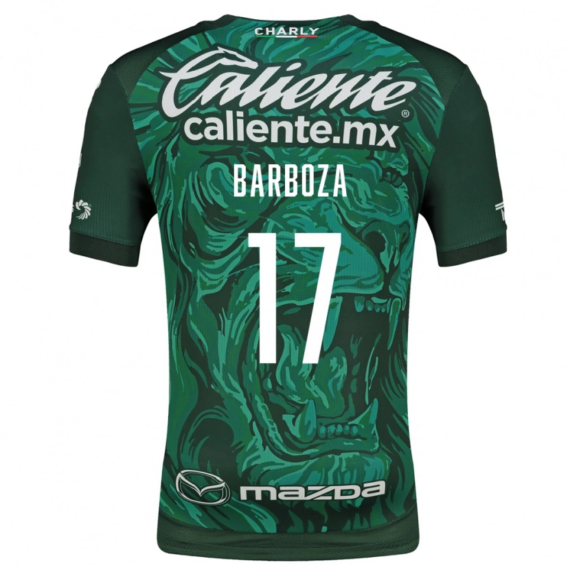 Danxen Enfant Maillot Marypaz Barboza #17 Vert Noir Tenues Domicile 2026/27 T-Shirt