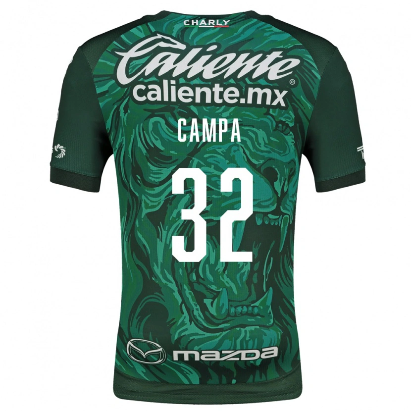 Danxen Enfant Maillot Ana Campa #32 Vert Noir Tenues Domicile 2026/27 T-Shirt