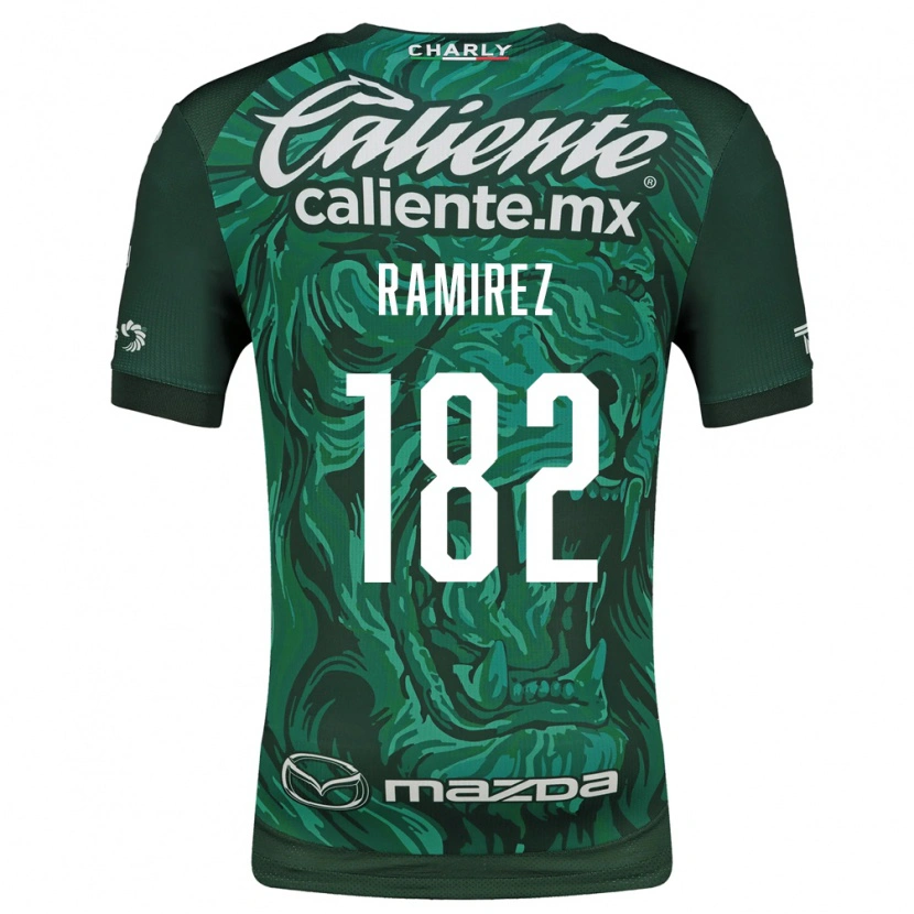 Danxen Enfant Maillot Luis Ramírez #182 Vert Noir Tenues Domicile 2026/27 T-Shirt