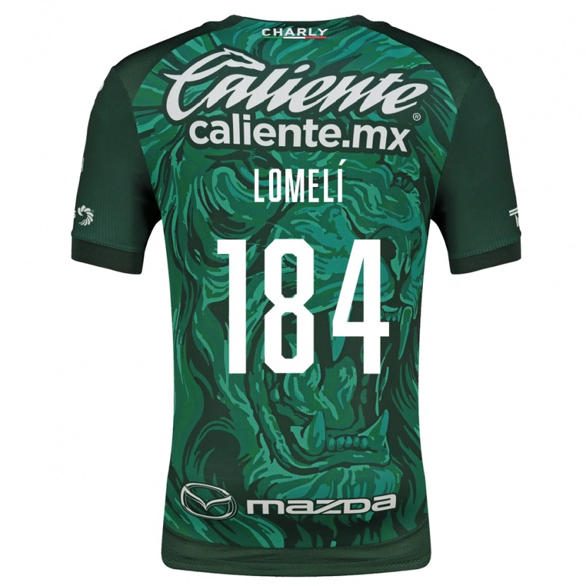 Danxen Enfant Maillot Diego Lomelí #184 Vert Noir Tenues Domicile 2026/27 T-Shirt