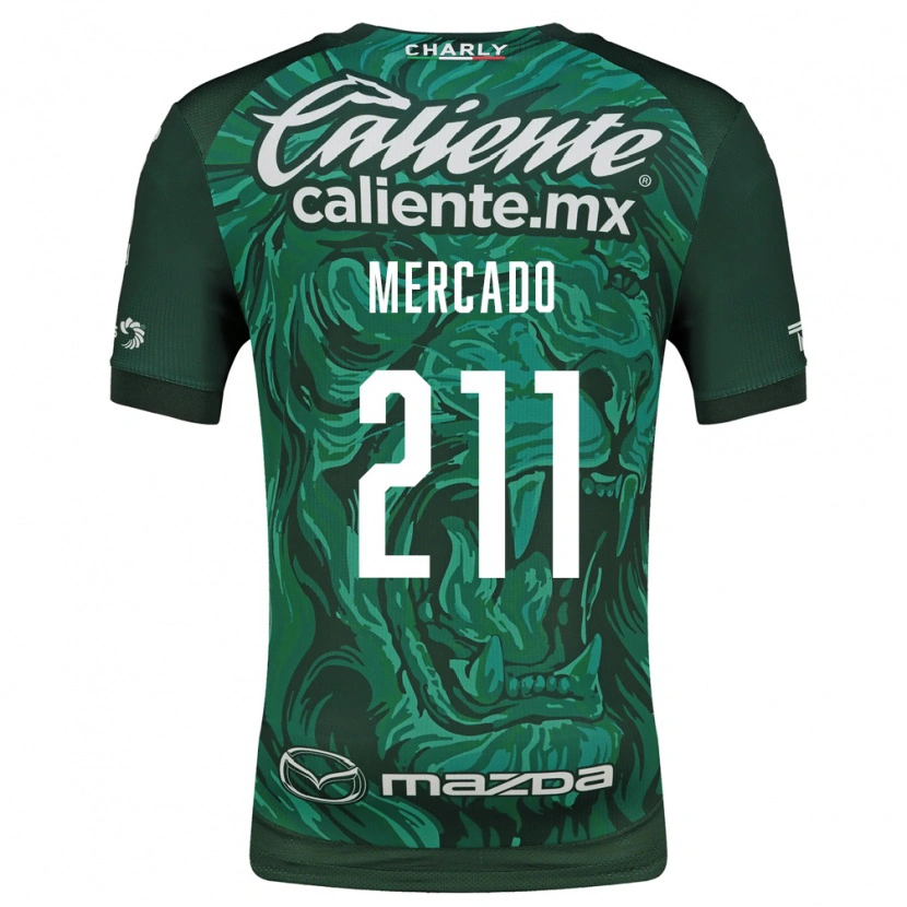 Danxen Enfant Maillot Diego Mercado #211 Vert Noir Tenues Domicile 2026/27 T-Shirt