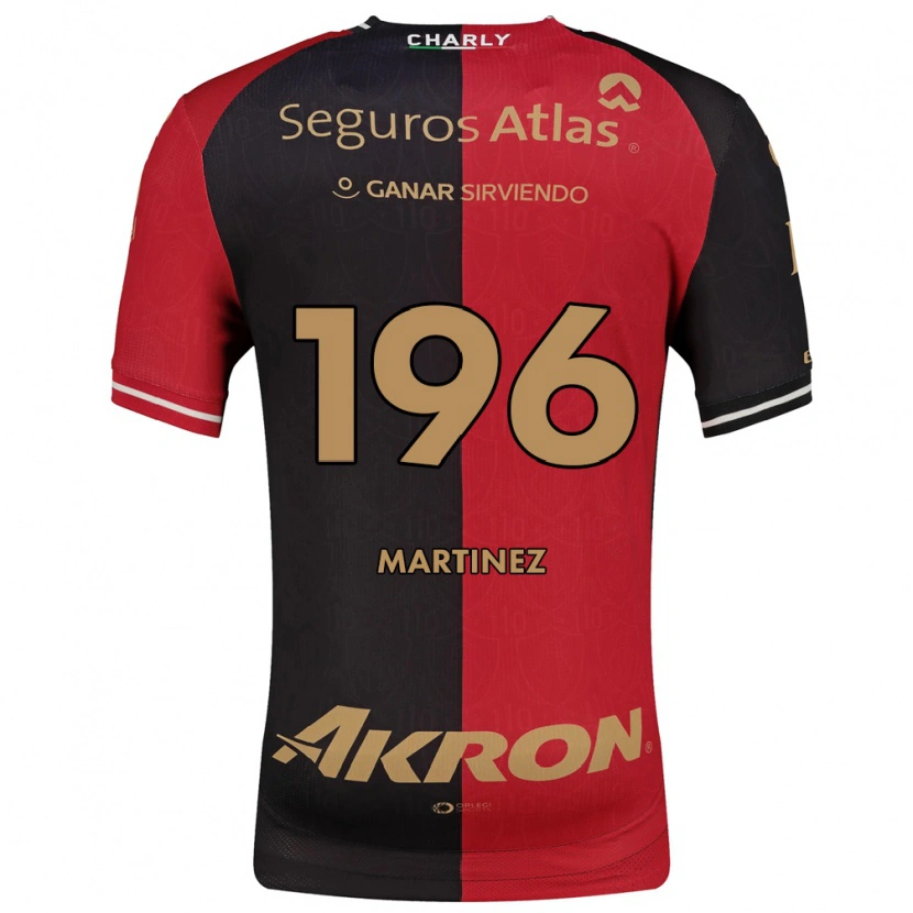 Danxen Enfant Maillot Rafael Martínez #196 Rouge Noir Marron Tenues Domicile 2026/27 T-Shirt