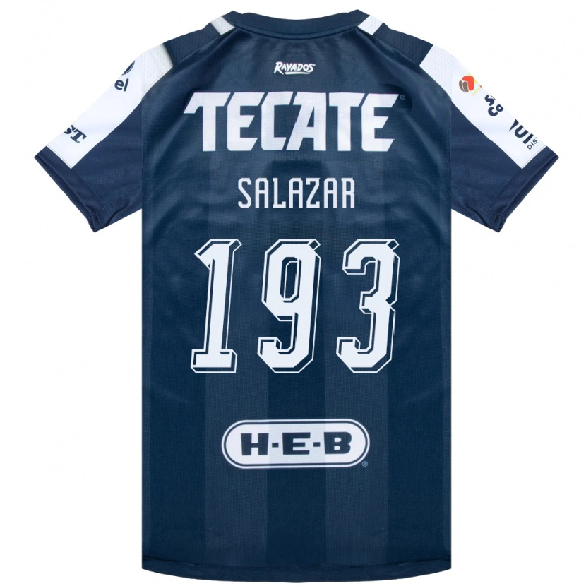 Danxen Enfant Maillot Jofran Salazar #193 Bleu Encre Blanc Rouge Tenues Domicile 2026/27 T-Shirt