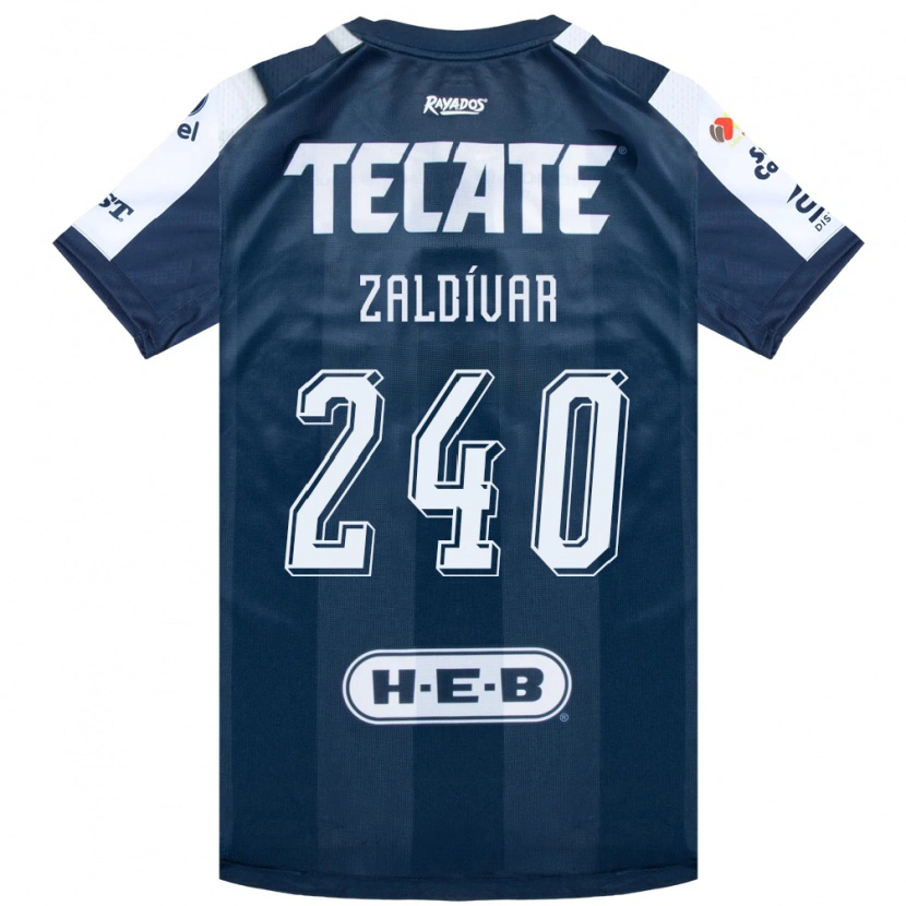 Danxen Enfant Maillot Milton Zaldívar #240 Bleu Encre Blanc Rouge Tenues Domicile 2026/27 T-Shirt