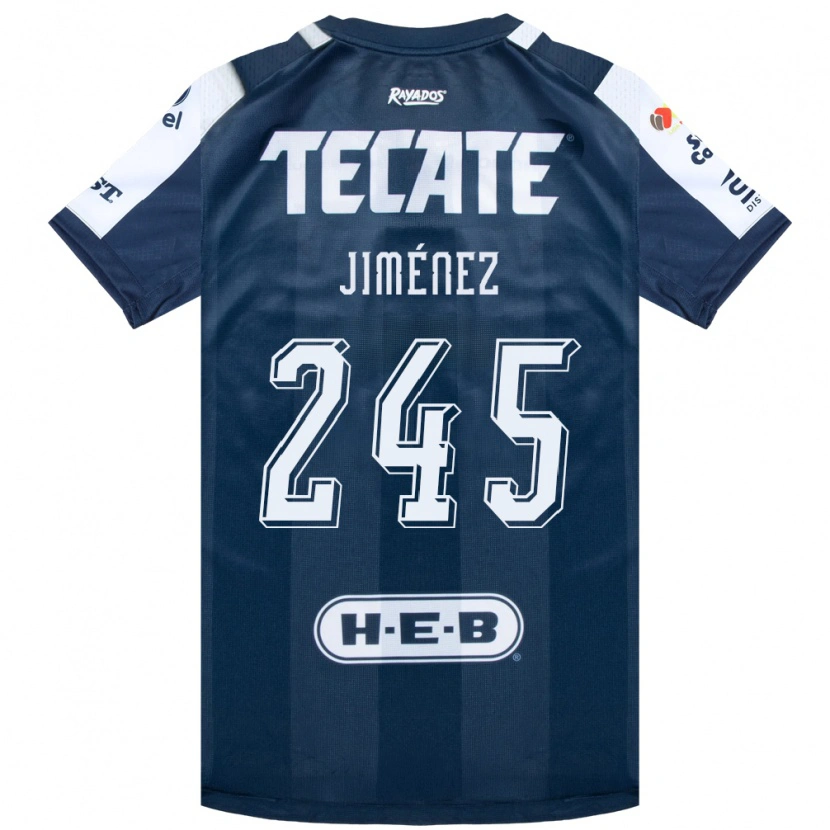 Danxen Enfant Maillot Gabriel Jiménez #245 Bleu Encre Blanc Rouge Tenues Domicile 2026/27 T-Shirt