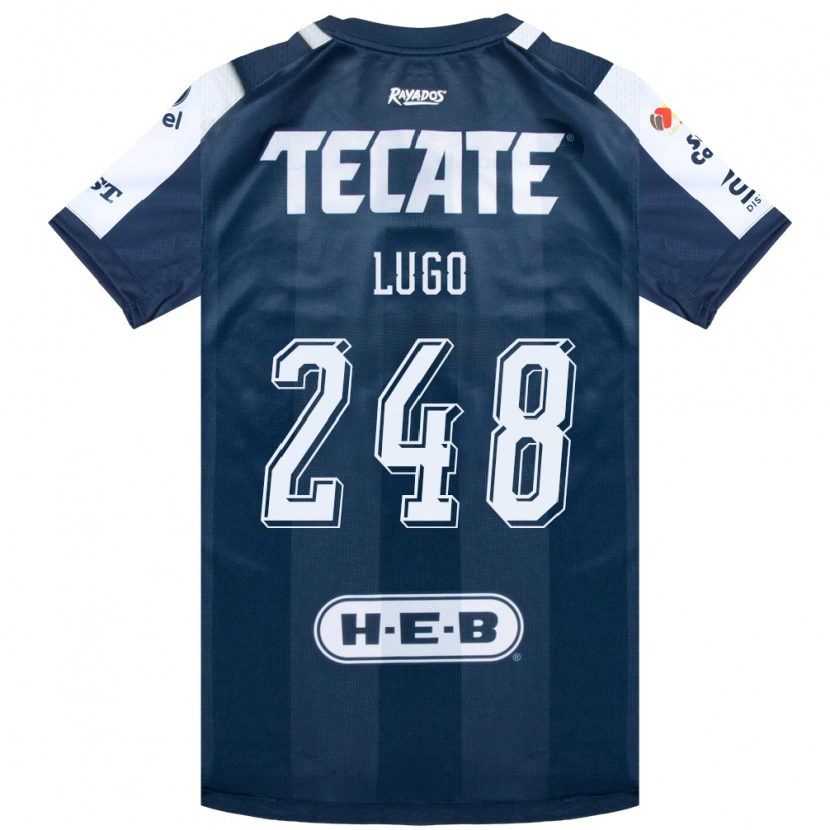 Danxen Enfant Maillot Edy Lugo #248 Bleu Encre Blanc Rouge Tenues Domicile 2026/27 T-Shirt