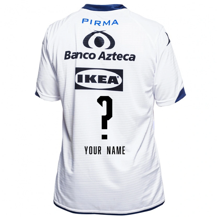 Danxen Enfant Maillot Votre Nom #0 Blanc Noir Bleu Tenues Domicile 2026/27 T-Shirt
