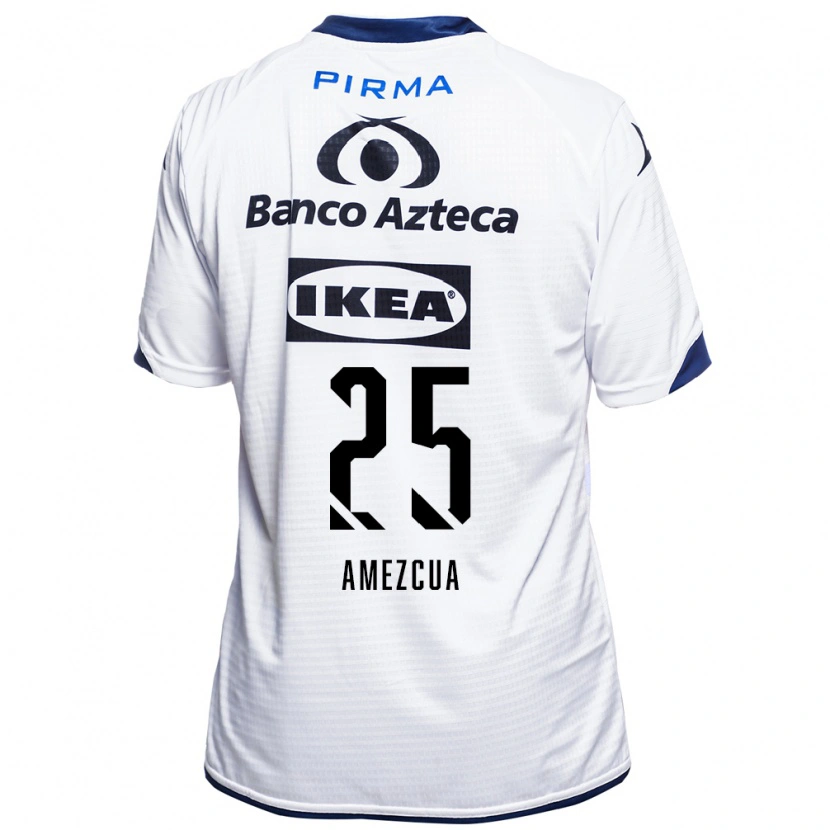Danxen Enfant Maillot Mariana Amezcua #25 Blanc Noir Bleu Tenues Domicile 2026/27 T-Shirt