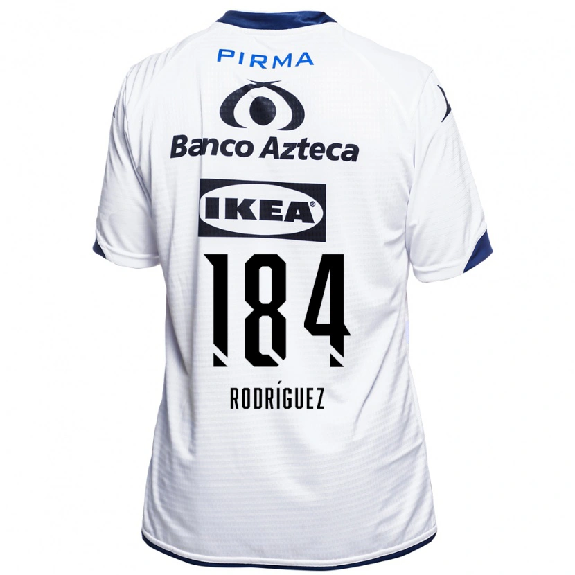 Danxen Enfant Maillot Christopher Rodríguez #184 Blanc Noir Bleu Tenues Domicile 2026/27 T-Shirt