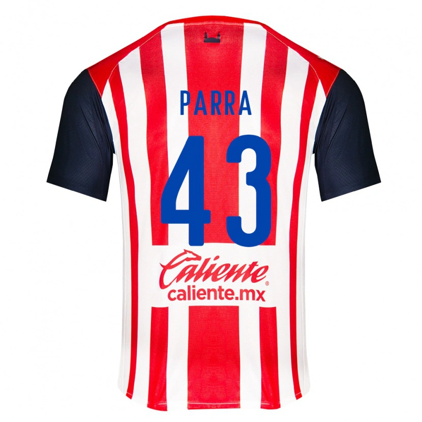 Danxen Enfant Maillot Rodrigo Parra #43 Rouge Noir Blanc Tenues Domicile 2026/27 T-Shirt