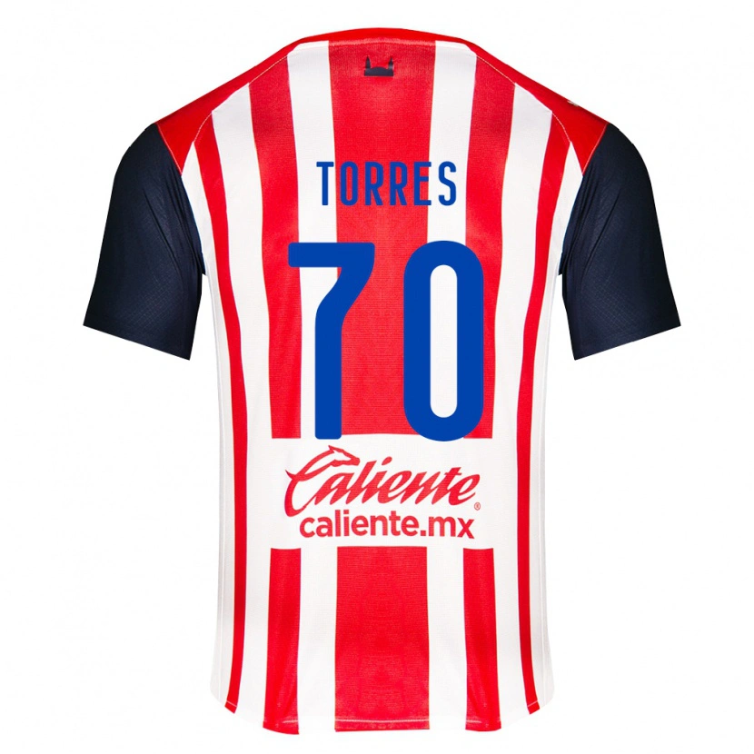 Danxen Enfant Maillot Leo Torres #70 Rouge Noir Blanc Tenues Domicile 2026/27 T-Shirt