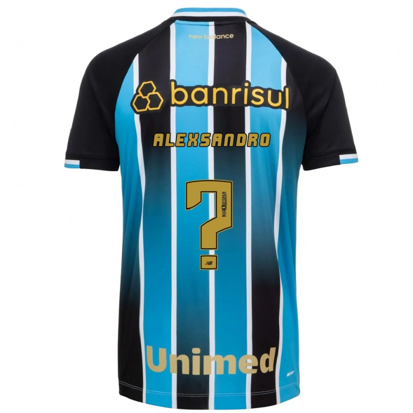 Danxen Enfant Maillot Alexsander Eduardo Tormes Dos Santos #0 Bleu Marron Noir Tenues Domicile 2026/27 T-Shirt
