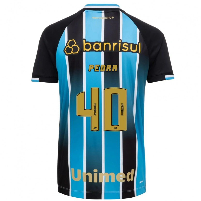Danxen Enfant Maillot Duda Pedra #40 Bleu Marron Noir Tenues Domicile 2026/27 T-Shirt