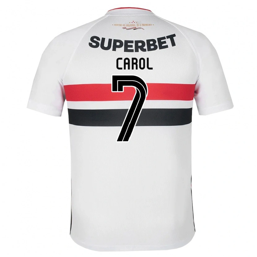 Danxen Enfant Maillot Carol #7 Blanc Rouge Noir Tenues Domicile 2026/27 T-Shirt