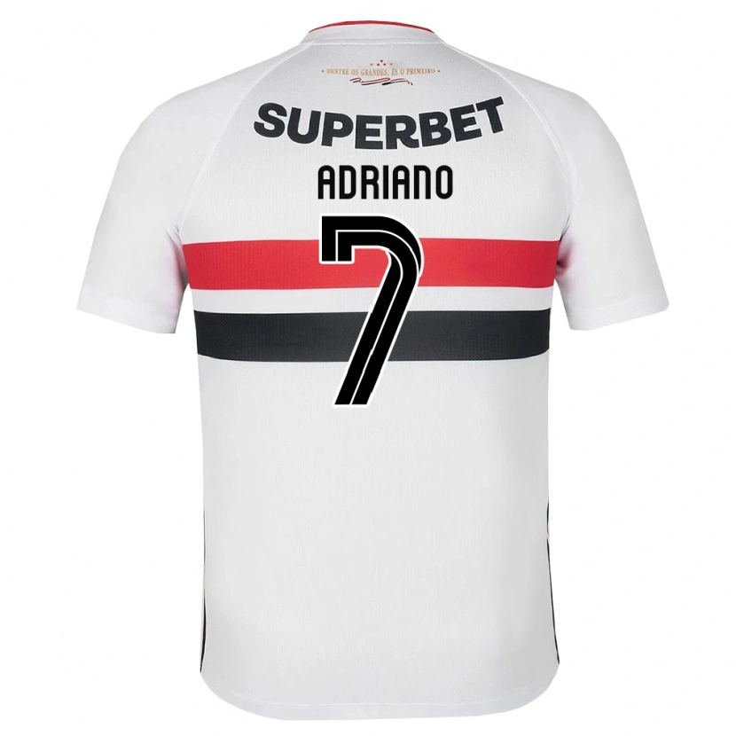 Danxen Enfant Maillot João Adriano #7 Blanc Rouge Noir Tenues Domicile 2026/27 T-Shirt