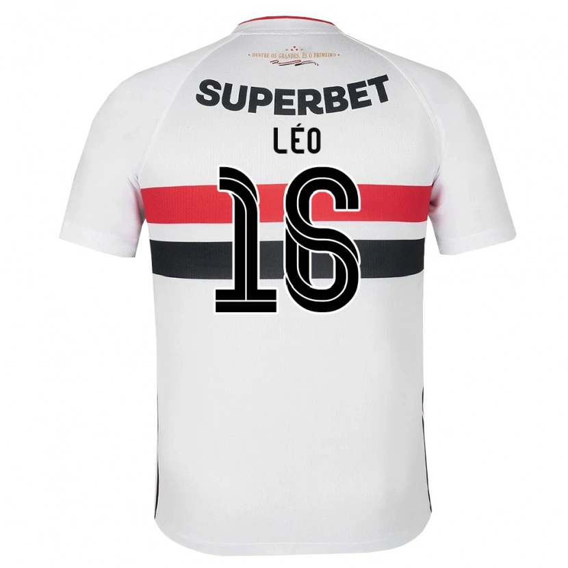 Danxen Enfant Maillot Leo #16 Blanc Rouge Noir Tenues Domicile 2026/27 T-Shirt