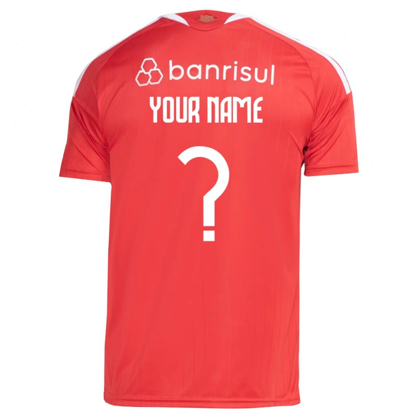 Danxen Enfant Maillot Votre Nom #0 Rouge Blanc Tenues Domicile 2026/27 T-Shirt