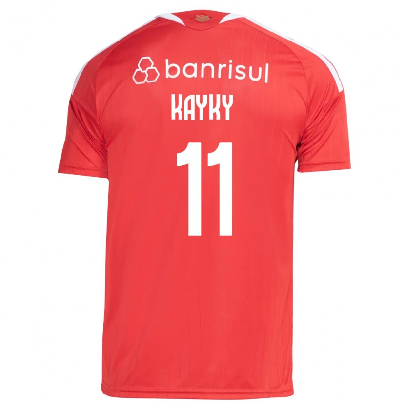 Danxen Enfant Maillot Kayky Da Silva Chagas #11 Rouge Blanc Tenues Domicile 2026/27 T-Shirt
