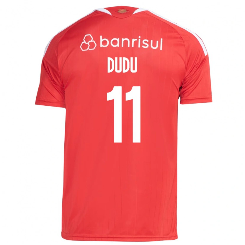 Danxen Enfant Maillot Dudu #11 Rouge Blanc Tenues Domicile 2026/27 T-Shirt