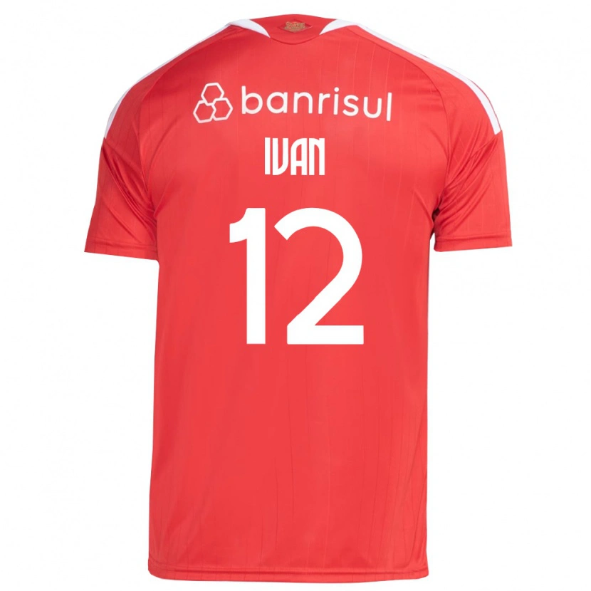 Danxen Enfant Maillot Ivan #12 Rouge Blanc Tenues Domicile 2026/27 T-Shirt