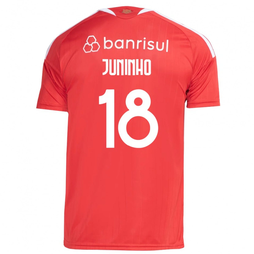 Danxen Enfant Maillot Juninho #18 Rouge Blanc Tenues Domicile 2026/27 T-Shirt